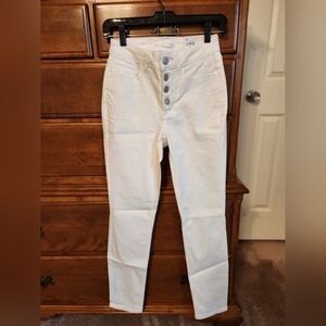 Lauren Conrad High Rise Skinny Women's White Jeans